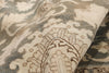 9 x 13 - Gray Antique Persian Tabriz Rug - 54111