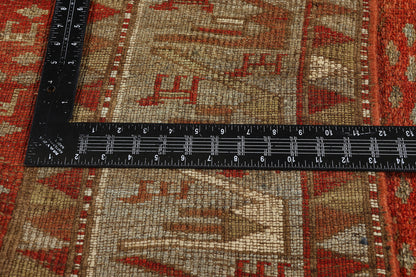 6 x 9 - Red Antique Persian Gabbeh Rug - 54112
