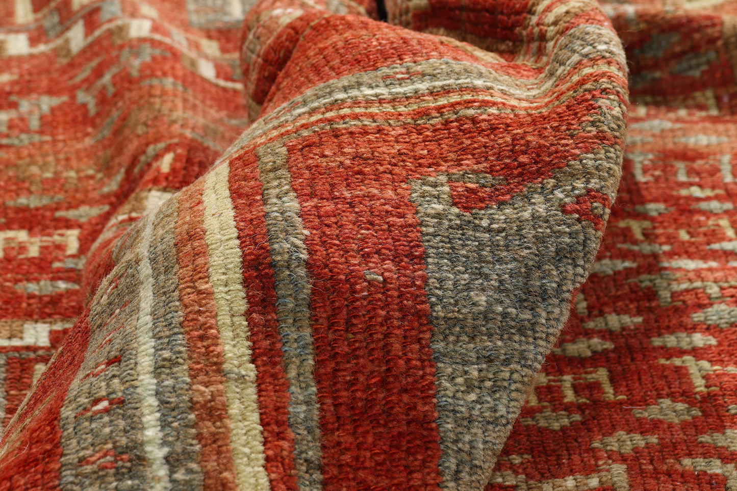 6 x 9 - Red Antique Persian Gabbeh Rug - 54112