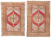 4 x 5 - Red Vintage Turkish Oushak Rug - 54114