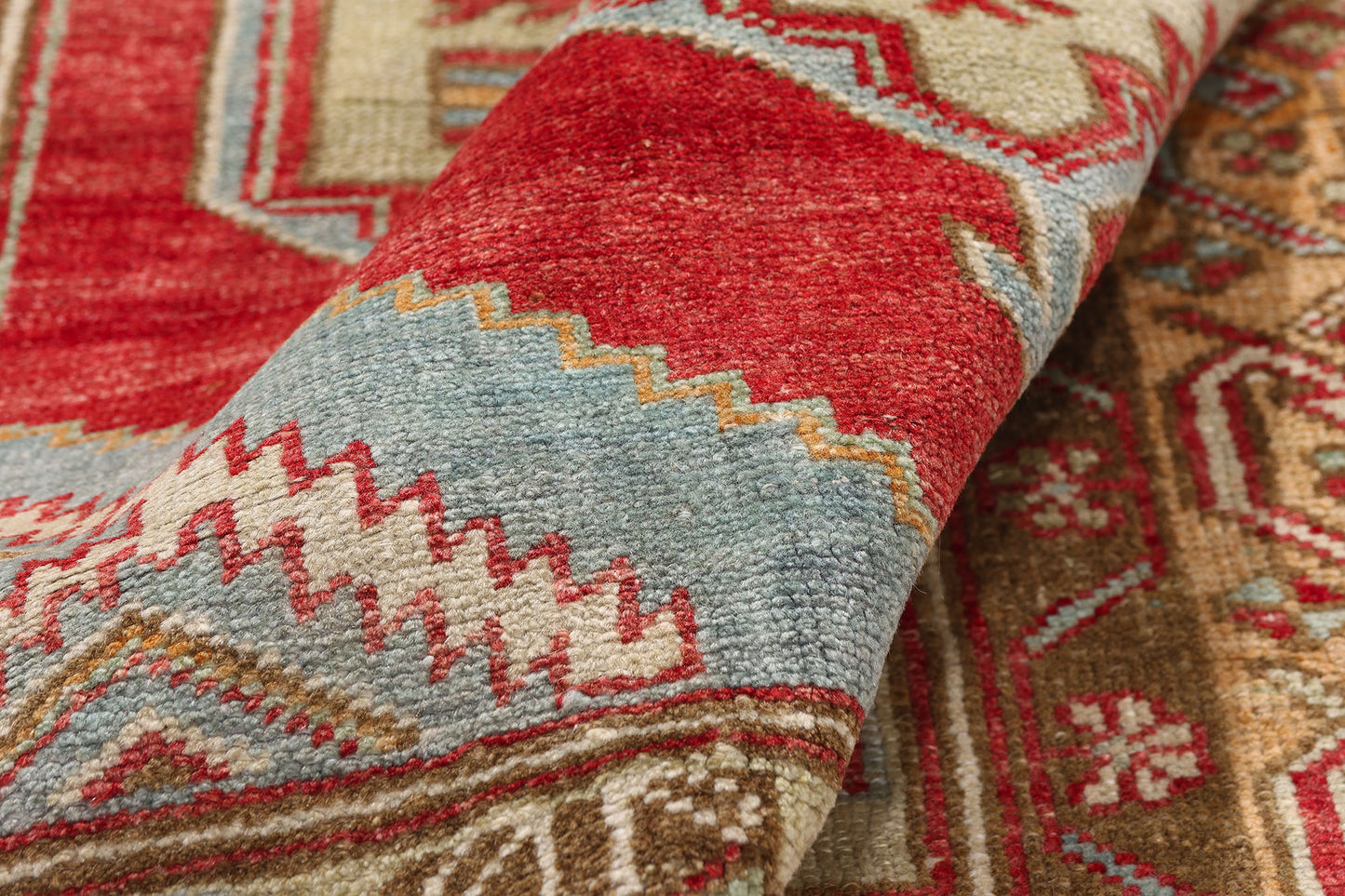4 x 6 - Red Vintage Oushak Rug - 54113
