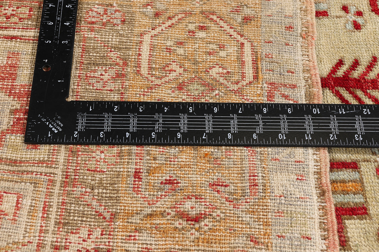 4 x 5 - Red Vintage Turkish Oushak Rug - 54114