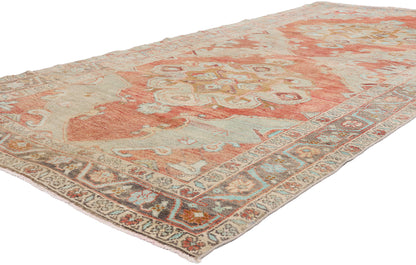 5 x 9 - Rust Vintage Turkish Oushak Rug - 54115