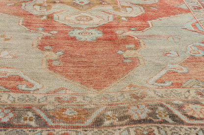 5 x 9 - Rust Vintage Turkish Oushak Rug - 54115