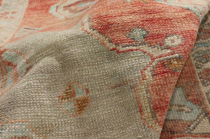 5 x 9 - Rust Vintage Turkish Oushak Rug - 54115