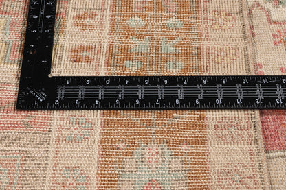 5 x 8 - Beige Vintage Turkish Oushak Rug - 54117