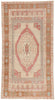 5 x 8 - Beige Vintage Turkish Oushak Rug - 54117