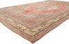 7 x 12 - Red Vintage Turkish Oushak Rug - 54118