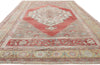 7 x 12 - Red Vintage Turkish Oushak Rug - 54119