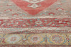 7 x 12 - Red Vintage Turkish Oushak Rug - 54119