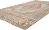 5 x 8 - Green Vintage Turkish Oushak Rug - 54121