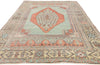 5 x 8 - Green Vintage Turkish Oushak Rug - 54121