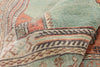 5 x 8 - Green Vintage Turkish Oushak Rug - 54121