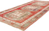 3 x 7 - Red Vintage Turkish Oushak Rug - 54122