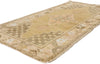 3 x 6 - Tan Vintage Turkish Oushak Rug - 54123