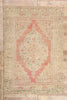 7 x 10 - Red Vintage Turkish Oushak Rug - 54124