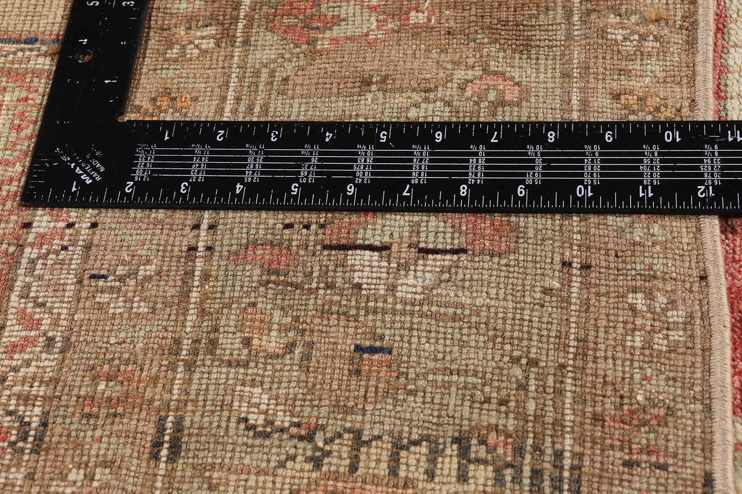 7 x 10 - Red Vintage Turkish Oushak Rug - 54124