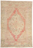 7 x 10 - Red Vintage Turkish Oushak Rug - 54124