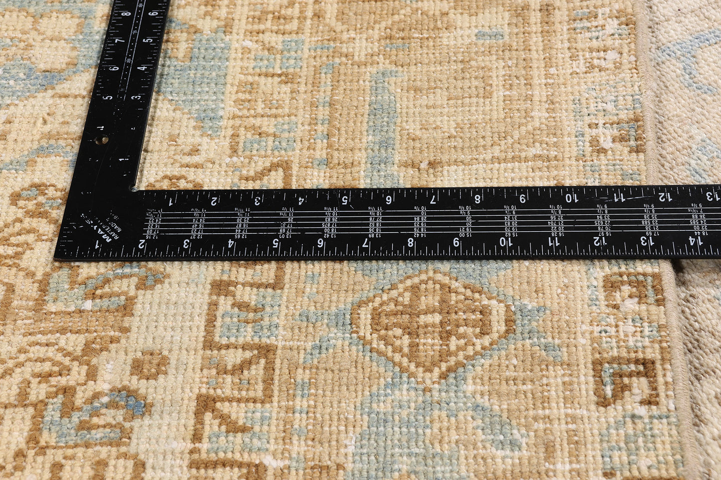 8 x 11 - Beige Vintage Persian Heriz Rug - 54125