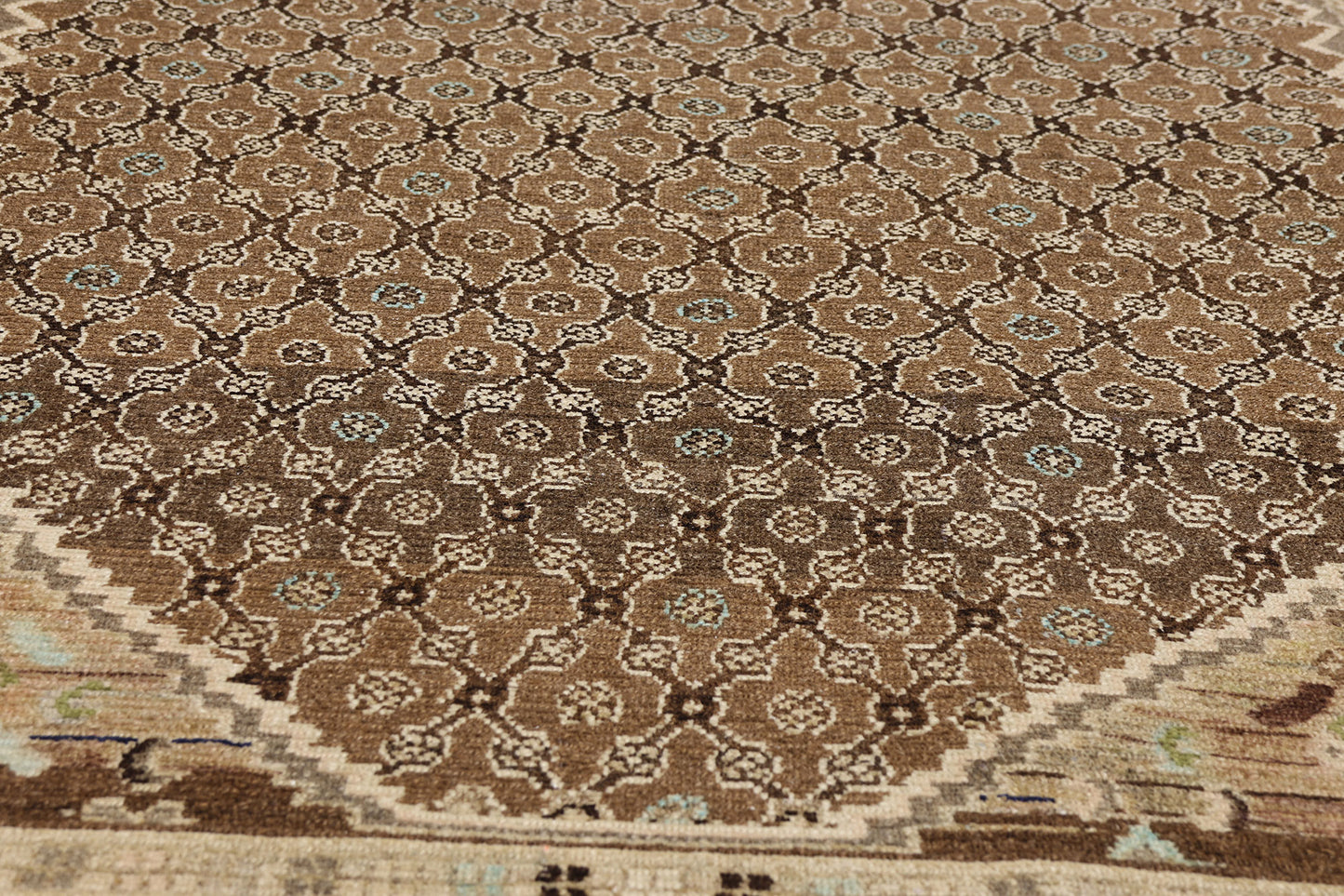4 x 7 - Brown Vintage Persian Malayer Rug - 54128