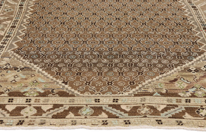 4 x 7 - Brown Vintage Persian Malayer Rug - 54128