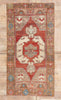 4 x 7 - Red Vintage Turkish Oushak Rug - 54129