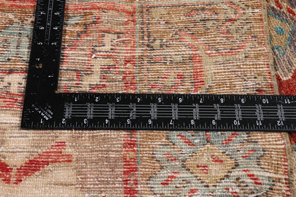 4 x 7 - Red Vintage Turkish Oushak Rug - 54129