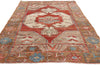 4 x 7 - Red Vintage Turkish Oushak Rug - 54129