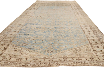 6 x 15 - Blue Antique Persian Malayer Rug - 54131