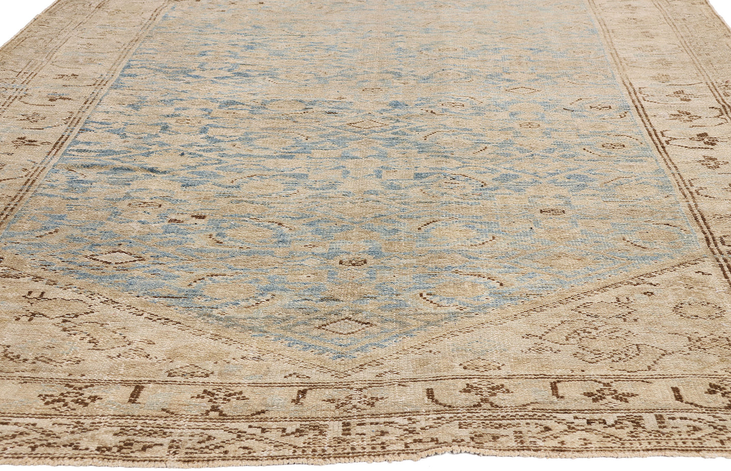 6 x 15 - Blue Antique Persian Malayer Rug - 54131