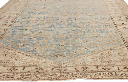 6 x 15 - Blue Antique Persian Malayer Rug - 54131