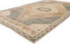 4 x 7 - Brown Vintage Turkish Oushak Rug - 54133