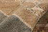 4 x 7 - Brown Vintage Turkish Oushak Rug - 54133