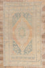 6 x 10 - Tan Vintage Turkish Oushak Rug - 54134