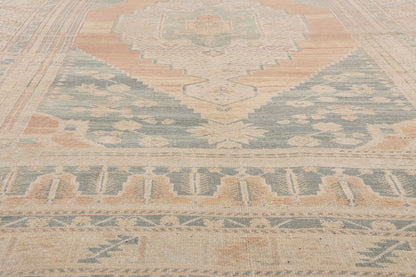 6 x 10 - Tan Vintage Turkish Oushak Rug - 54134