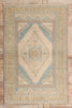 4 x 6 - Beige Vintage Turkish Oushak Rug - 54135