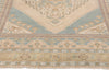 4 x 6 - Beige Vintage Turkish Oushak Rug - 54135