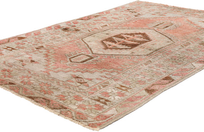 3 x 5 - Red Antique Turkish Oushak Rug - 54136