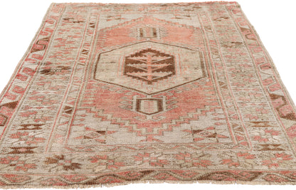 3 x 5 - Red Antique Turkish Oushak Rug - 54136