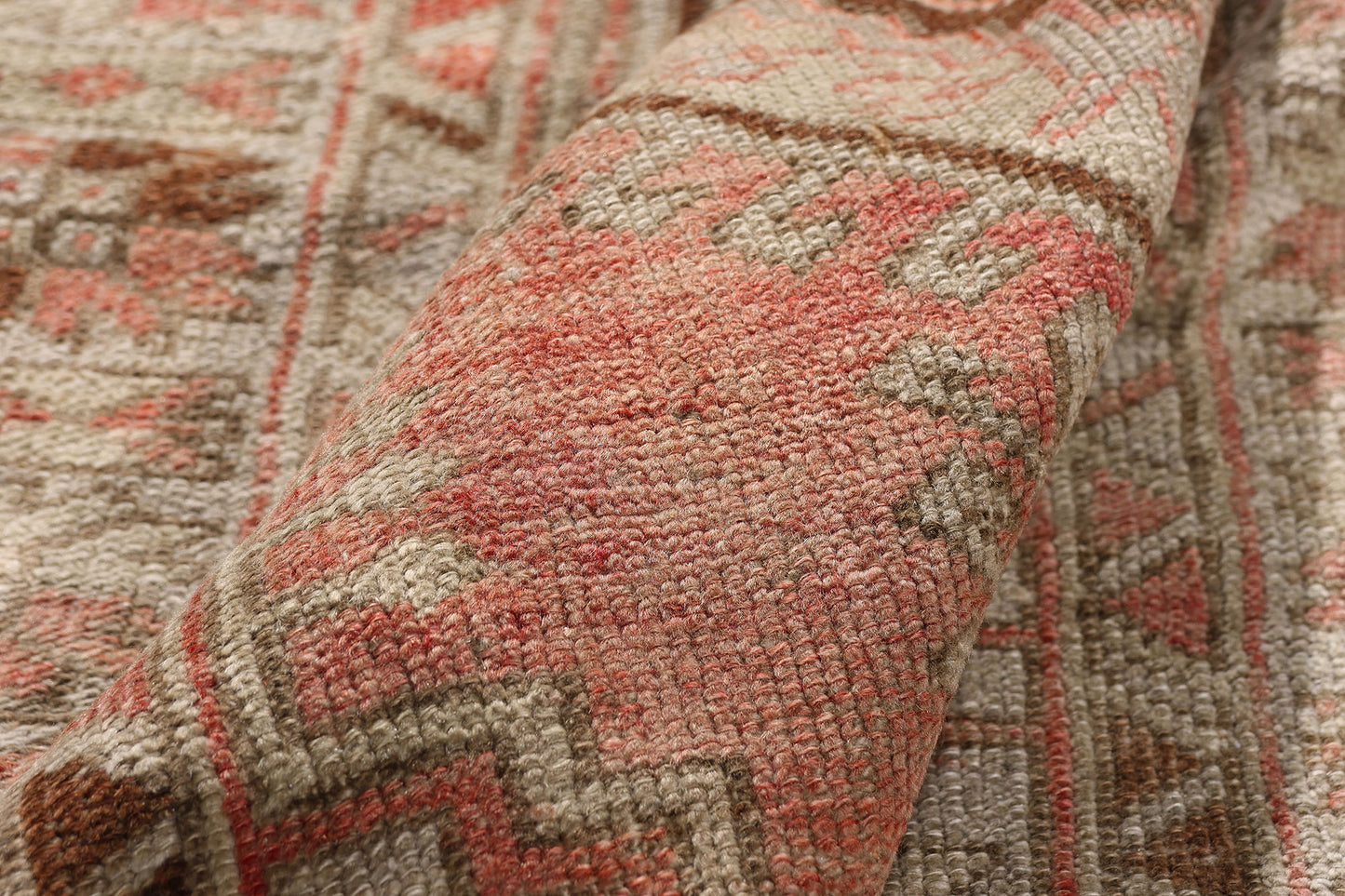 3 x 5 - Red Antique Turkish Oushak Rug - 54136