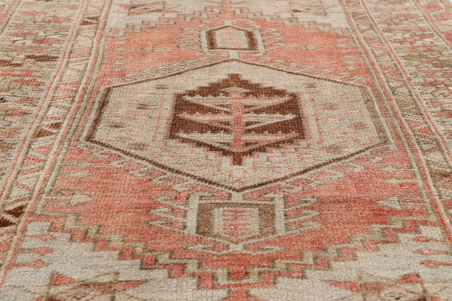 3 x 5 - Red Antique Turkish Oushak Rug - 54137