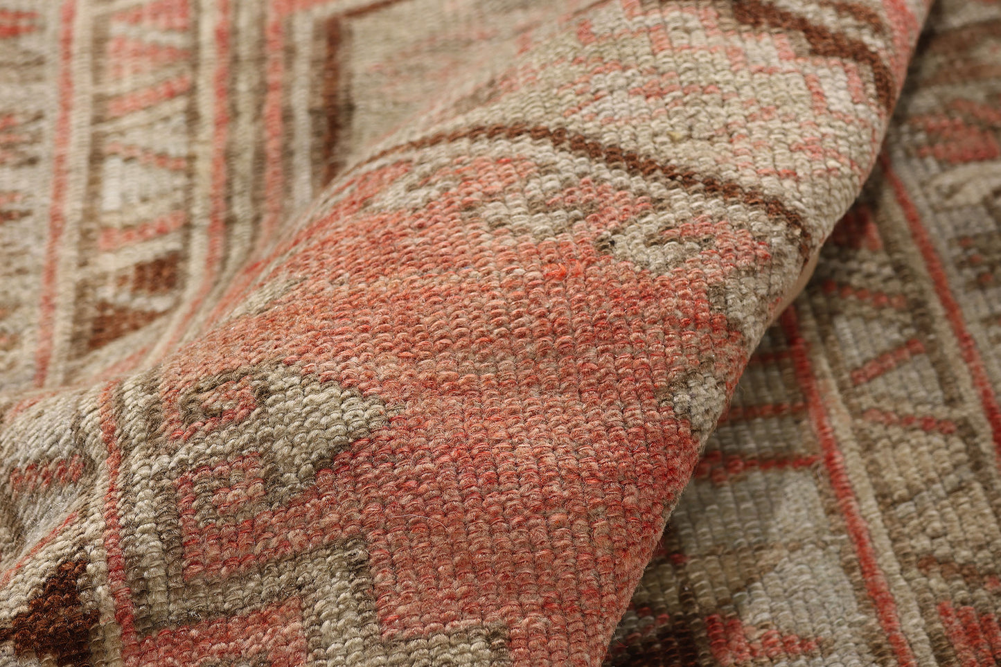 3 x 5 - Red Antique Turkish Oushak Rug - 54137