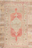 4 x 8 - Red Vintage Turkish Oushak Rug - 54139