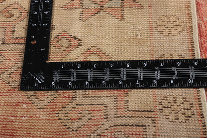 3 x 10 - Red Vintage Turkish Oushak Rug - 54140