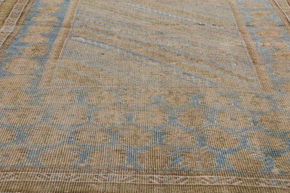 4 x 5 - Blue Antique Turkish Oushak Rug - 54142