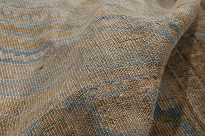4 x 5 - Blue Antique Turkish Oushak Rug - 54142