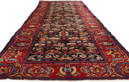 5 x 15 - Navy Blue Antique Bakhtiari Rug - 54144
