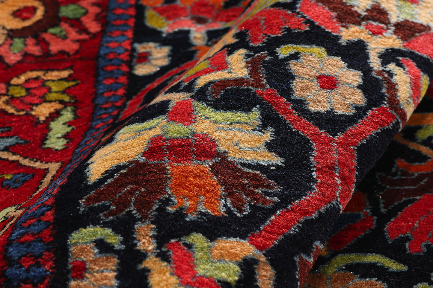 5 x 15 - Navy Blue Antique Bakhtiari Rug - 54144