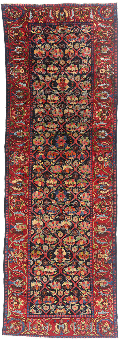 5 x 15 - Navy Blue Antique Bakhtiari Rug - 54144