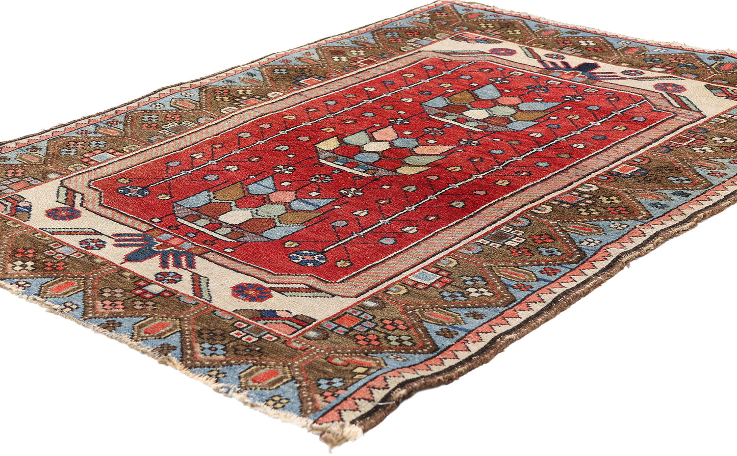 3 x 4 - Red Antique Persian Malayer Rug - 54145